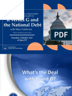 CRFB R Versus G and The National Debt