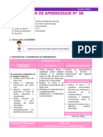 SESIÓN DE APRENDIZAJE 28 Exposiciones Que Defienden Nuestra Diversidad I