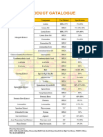 Product Catalogue of Daynatural