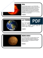 Planetas y Sol