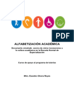 Alfabetización Académica