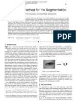 A Hybrid Method For Iris Segmentation