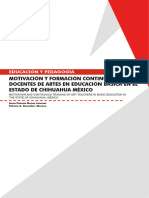 Motivación Y Formación Continua de Docentes de Artes en Educación Básica en El Estado de Chihuahua México