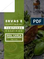 Ervas e Especiarias Temperos Caseiros