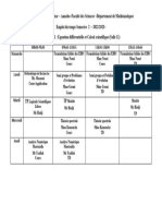 M1 Calcul Scientifique 2