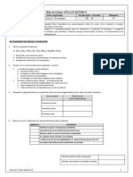 Actividades de Enlace Covalente