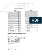 Asesmen Sumatif Bahasa Inggris Kelas 7 Semester Ganjil