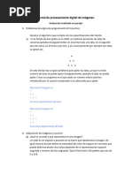 Primer Parcial de Procesamiento Digital de Imágenes