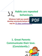 Habits of Great Parents