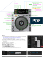 CDJ-850 Mapping Layout