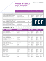 Lista de Precios Price List