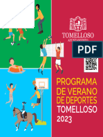 Programa Actividades Verano 2023