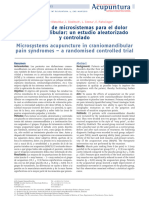 Acupuntura de Microsistemas para El Dolor CRANEOMANDIBULAR