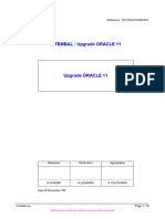 Upgrade Oracle SAP 11 DEV