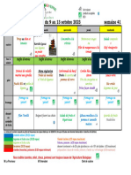 Menus Du 9 Au 13 Octobre 2023