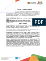 Oficio Citacion A Audiencia Publica 25 Octubre