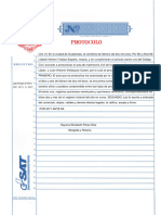 Protocolización de Acta Matrimonial