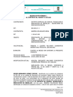 ANDREA VELASQUEZ MESA Minuta Modificación1 Contrato 4600097173