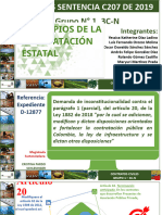 Principios de La Contratación Estatal. Sentencia C207 de 2019