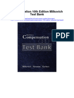 Compensation 10th Edition Milkovich Test Bank