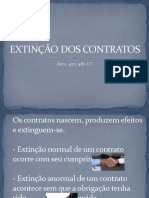 EXTINÇÃO DOS CONTRATOS So Slides