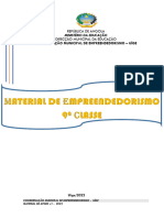 Material Empreendedorismo 9 Iº tRIMESTRE