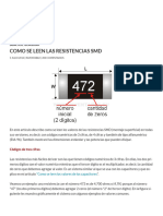 Como Se Leen Las Resistencias SMD - Inventable