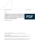 Estandarización de Los Procedimientos Que Conlleven A Caracteriza