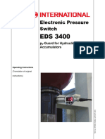 17.3 HYDAC 皮囊式蓄壓器p0監控壓力開關操作手冊, p0-Guard EDS 3400 Pressure Switch Manual