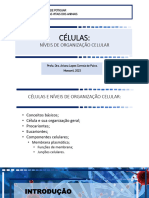 Células e Níveis de Organização Celular - Arani