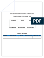 Di-Pr-01. Revisión Por La Dirección