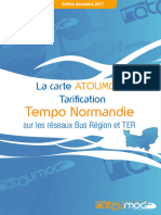 Brochure Tarification Régionale 12-2017 V1.1