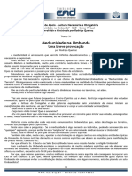 01 - Texto 31 - Mediunidade Na Umbanda