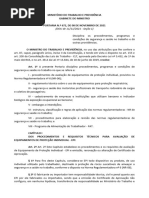 Portaria MTP No 672 Disciplina Os Procedimentos Programas e Condicoes de Seguranca e Saude No Trabalho