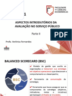 Módulo 1 - ASPECTOS INTRODUTÓRIOS DA AVALIAÇÃO NO SERVIÇO PÚBLICO - Parte II