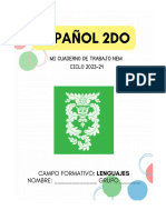 Cuaderno Español 2 NEM