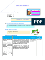 D2 A1 SESION Sumamos en La Recta Numérica