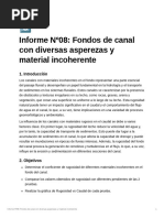 Informe N08 Fondos de Canal Con Diversas Asperezas y Material Incoherente