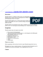 Thrombocytopenia