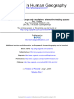 Hughes - Geographies of Exchange and Circulation - Alternative Trading Spaces