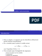 Variables Instrumentales Cours Applications