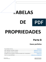 Tabelas de Termodinâmica-B - Gases