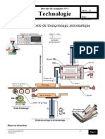 Devoir de Synthèse N°1 Système de Tronçonnage 2s4 2015-2016