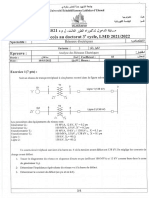 Analyse Des Réseaux Électrique Examen Abdelmalek Atia