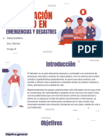 Seminario 8. Emergencias y Desastres