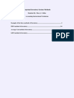 Perpetual Inventory System Methods