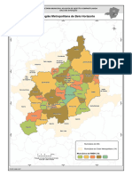 Mapa Da Regiao Metropolitana de Belo Horizonte