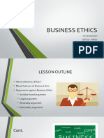 Introduction To Business Ethics