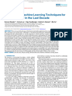 A Survey On Machine Learning Techniques For Cyber Security in The Last Decade