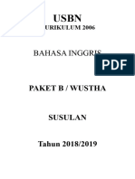 B-ING - Paket B - Susulan